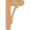 Ekena Millwork Legacy Craftsman Smooth Bracket w/ Offset Brace, Western Red Cedar, 7 1/2"W x 20"D x 32"H BKT0806X20X32LEC04SWR - alternate 4